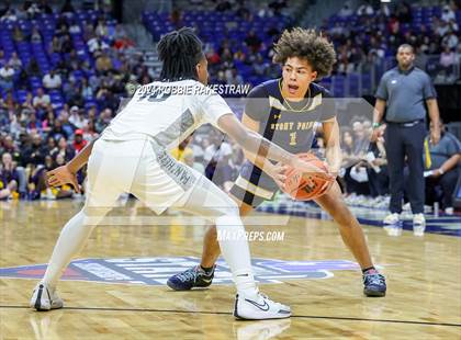Thumbnail 2 in Plano East vs. Stony Point (UIL 6A Basketball Final) photogallery.