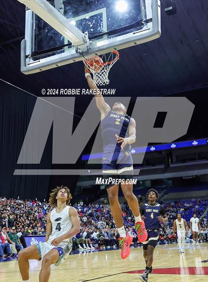 Thumbnail 2 in Plano East vs. Stony Point (UIL 6A Basketball Final) photogallery.
