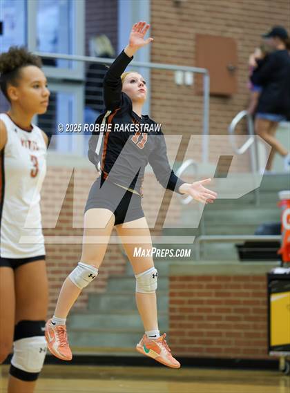 Thumbnail 1 in Hutto vs Lewisville (Raising Cane's Volleyball Showcase) photogallery.