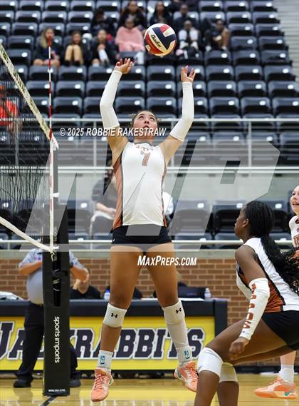 Thumbnail 2 in Hutto vs Lewisville (Raising Cane's Volleyball Showcase) photogallery.