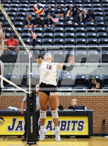 Thumbnail 3 in Hutto vs Lewisville (Raising Cane's Volleyball Showcase) photogallery.
