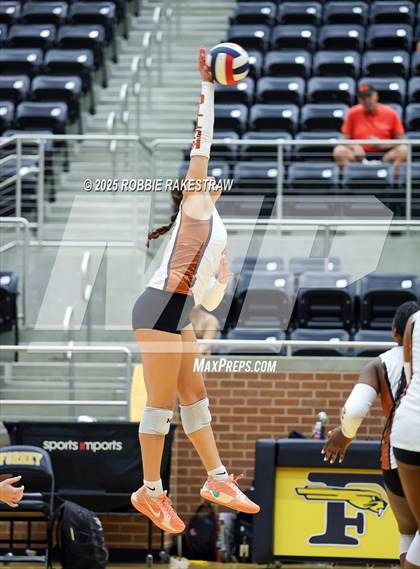 Thumbnail 2 in Hutto vs Lewisville (Raising Cane's Volleyball Showcase) photogallery.