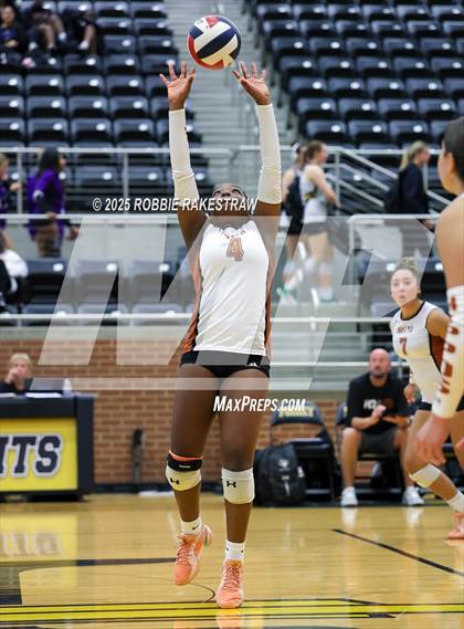 Thumbnail 3 in Hutto vs Lewisville (Raising Cane's Volleyball Showcase) photogallery.