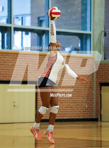 Thumbnail 2 in Hutto vs Lewisville (Raising Cane's Volleyball Showcase) photogallery.