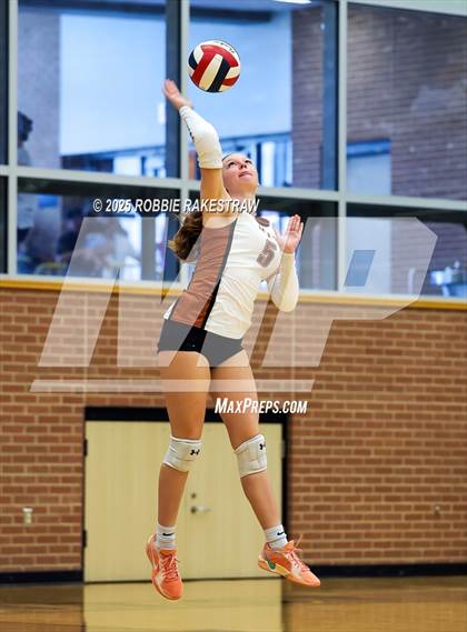 Thumbnail 3 in Hutto vs Lewisville (Raising Cane's Volleyball Showcase) photogallery.