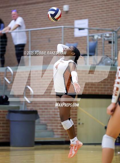 Thumbnail 2 in Hutto vs Lewisville (Raising Cane's Volleyball Showcase) photogallery.