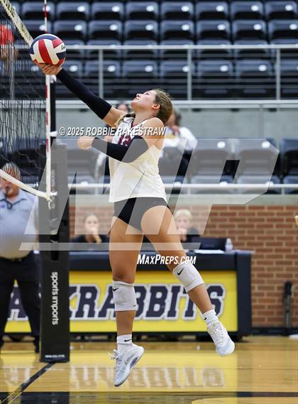 Thumbnail 2 in Hutto vs Lewisville (Raising Cane's Volleyball Showcase) photogallery.