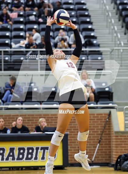 Thumbnail 2 in Hutto vs Lewisville (Raising Cane's Volleyball Showcase) photogallery.