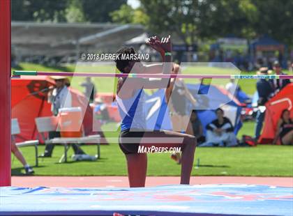 Thumbnail 1 in CIF State Track and Field Championships (Girls High Jump Qualifying) photogallery.