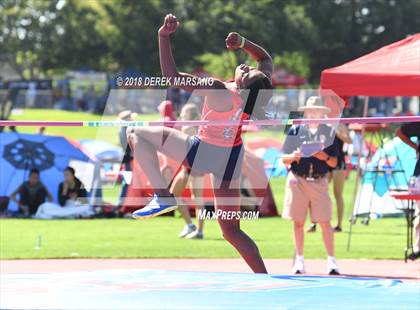 Thumbnail 2 in CIF State Track and Field Championships (Girls High Jump Qualifying) photogallery.