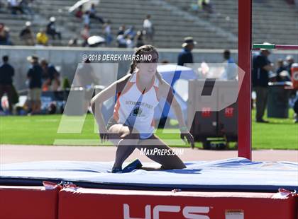 Thumbnail 2 in CIF State Track and Field Championships (Girls High Jump Qualifying) photogallery.