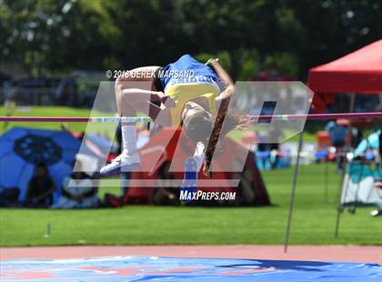 Thumbnail 2 in CIF State Track and Field Championships (Girls High Jump Qualifying) photogallery.