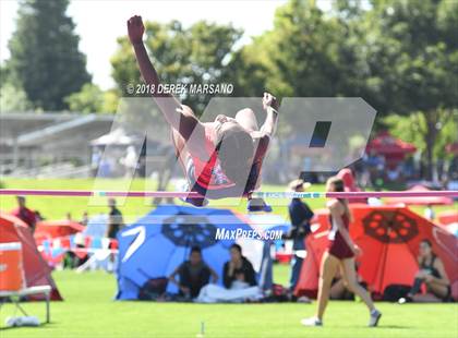 Thumbnail 1 in CIF State Track and Field Championships (Girls High Jump Qualifying) photogallery.