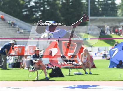 Thumbnail 3 in CIF State Track and Field Championships (Girls High Jump Qualifying) photogallery.