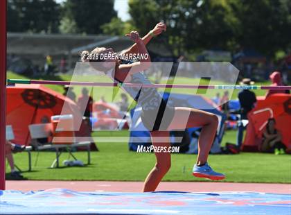 Thumbnail 2 in CIF State Track and Field Championships (Girls High Jump Qualifying) photogallery.