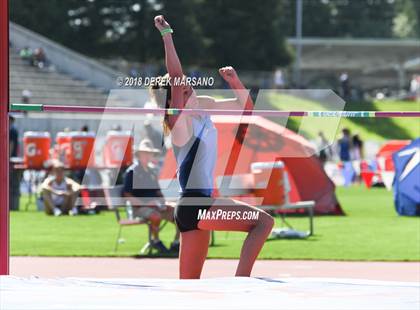 Thumbnail 3 in CIF State Track and Field Championships (Girls High Jump Qualifying) photogallery.