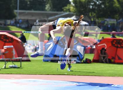 Thumbnail 3 in CIF State Track and Field Championships (Girls High Jump Qualifying) photogallery.