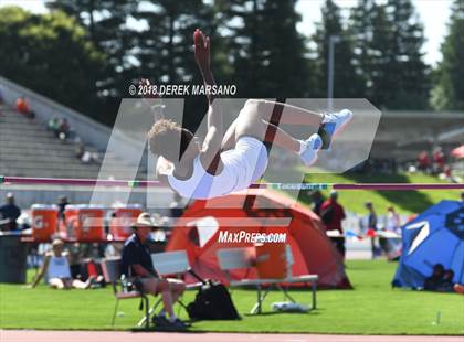 Thumbnail 2 in CIF State Track and Field Championships (Girls High Jump Qualifying) photogallery.