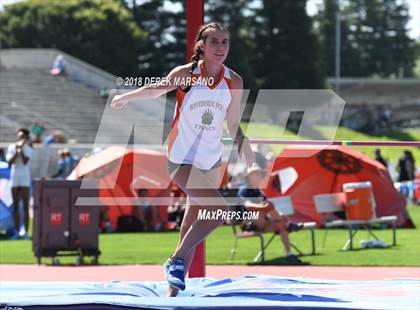Thumbnail 3 in CIF State Track and Field Championships (Girls High Jump Qualifying) photogallery.