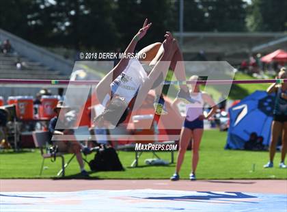 Thumbnail 1 in CIF State Track and Field Championships (Girls High Jump Qualifying) photogallery.