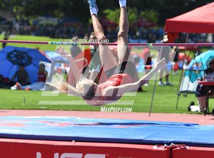 Thumbnail 1 in CIF State Track and Field Championships (Girls High Jump Qualifying) photogallery.