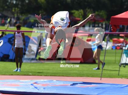 Thumbnail 1 in CIF State Track and Field Championships (Girls High Jump Qualifying) photogallery.