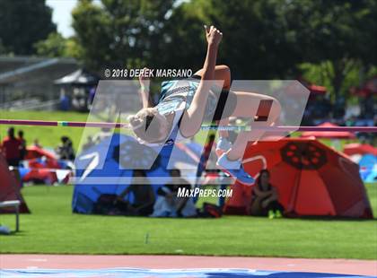 Thumbnail 1 in CIF State Track and Field Championships (Girls High Jump Qualifying) photogallery.