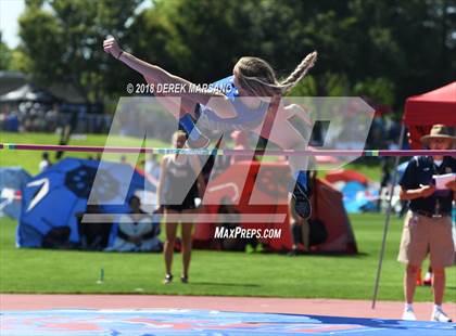 Thumbnail 2 in CIF State Track and Field Championships (Girls High Jump Qualifying) photogallery.