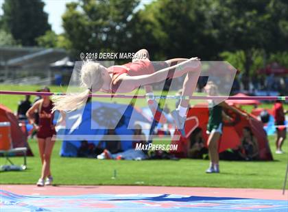 Thumbnail 2 in CIF State Track and Field Championships (Girls High Jump Qualifying) photogallery.