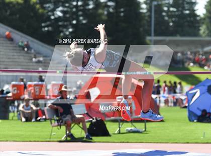 Thumbnail 3 in CIF State Track and Field Championships (Girls High Jump Qualifying) photogallery.
