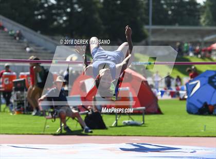 Thumbnail 3 in CIF State Track and Field Championships (Girls High Jump Qualifying) photogallery.