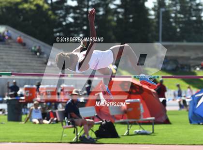 Thumbnail 1 in CIF State Track and Field Championships (Girls High Jump Qualifying) photogallery.