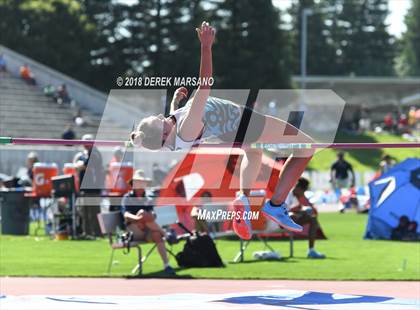 Thumbnail 3 in CIF State Track and Field Championships (Girls High Jump Qualifying) photogallery.