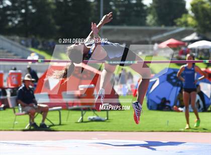 Thumbnail 2 in CIF State Track and Field Championships (Girls High Jump Qualifying) photogallery.