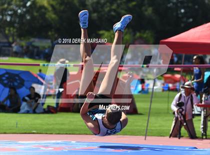 Thumbnail 3 in CIF State Track and Field Championships (Girls High Jump Qualifying) photogallery.