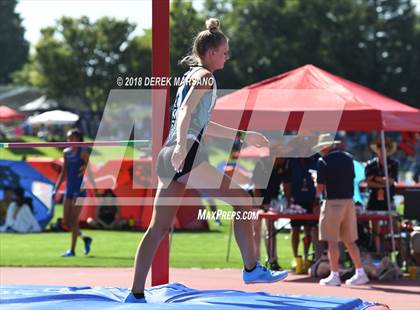 Thumbnail 2 in CIF State Track and Field Championships (Girls High Jump Qualifying) photogallery.