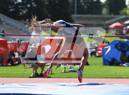 Thumbnail 2 in CIF State Track and Field Championships (Girls High Jump Qualifying) photogallery.