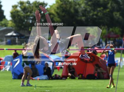 Thumbnail 3 in CIF State Track and Field Championships (Girls High Jump Qualifying) photogallery.