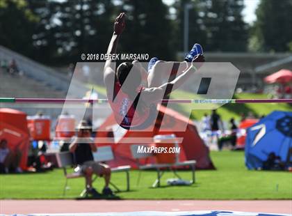 Thumbnail 3 in CIF State Track and Field Championships (Girls High Jump Qualifying) photogallery.