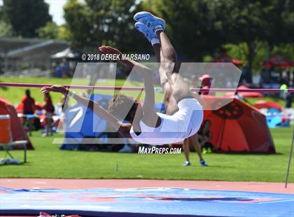 Thumbnail 2 in CIF State Track and Field Championships (Girls High Jump Qualifying) photogallery.