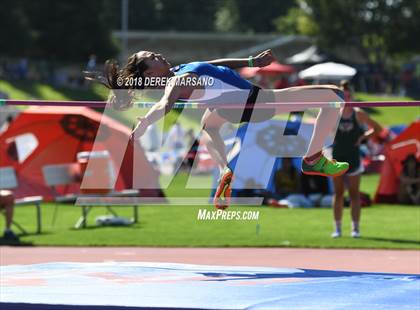 Thumbnail 2 in CIF State Track and Field Championships (Girls High Jump Qualifying) photogallery.