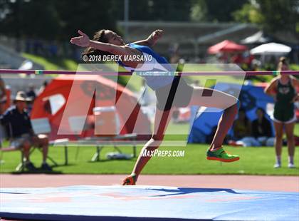 Thumbnail 1 in CIF State Track and Field Championships (Girls High Jump Qualifying) photogallery.