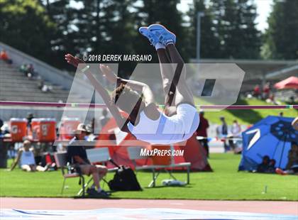 Thumbnail 3 in CIF State Track and Field Championships (Girls High Jump Qualifying) photogallery.