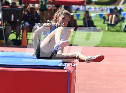 Thumbnail 2 in CIF State Track and Field Championships (Girls High Jump Qualifying) photogallery.