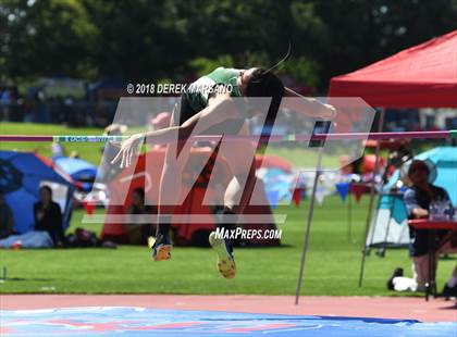 Thumbnail 1 in CIF State Track and Field Championships (Girls High Jump Qualifying) photogallery.
