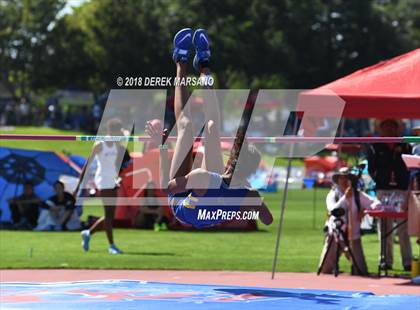 Thumbnail 2 in CIF State Track and Field Championships (Girls High Jump Qualifying) photogallery.