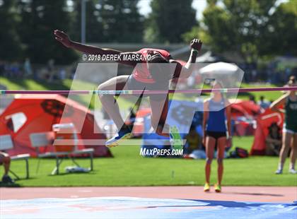 Thumbnail 2 in CIF State Track and Field Championships (Girls High Jump Qualifying) photogallery.