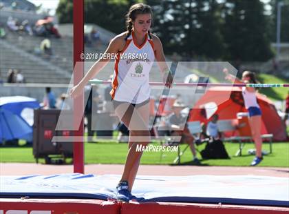 Thumbnail 1 in CIF State Track and Field Championships (Girls High Jump Qualifying) photogallery.
