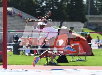 Thumbnail 3 in CIF State Track and Field Championships (Girls High Jump Qualifying) photogallery.