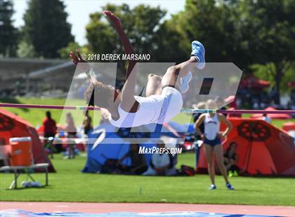 Thumbnail 1 in CIF State Track and Field Championships (Girls High Jump Qualifying) photogallery.